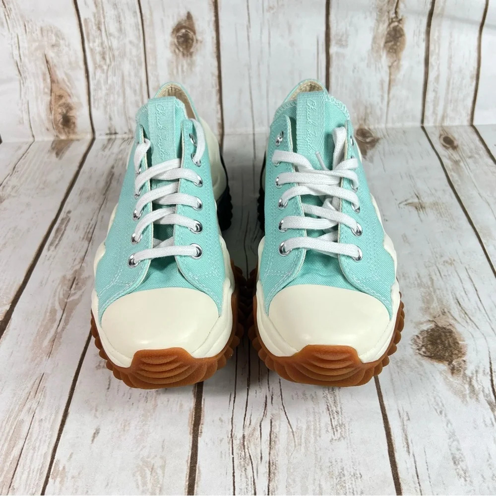 New Converse Run Star Motion Low Platform Water Droplets Green Sneakers - Picture 4 of 12